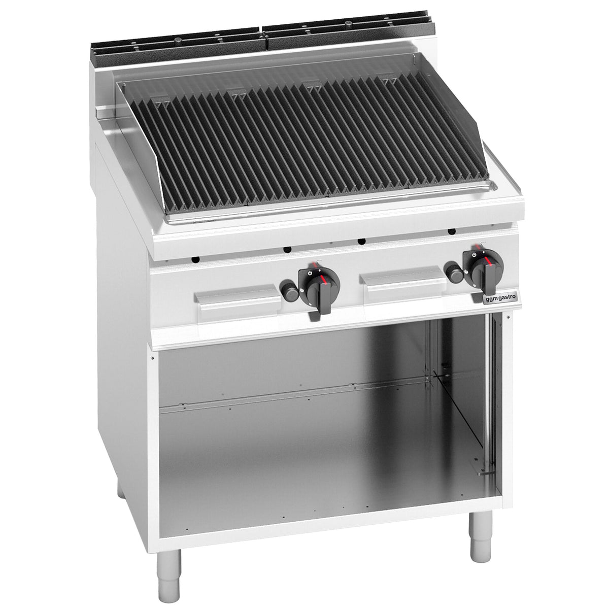 Laavakivigrilli (kaasu) - 13,8 kW - syvyys 700 mm - Valurautaritilä