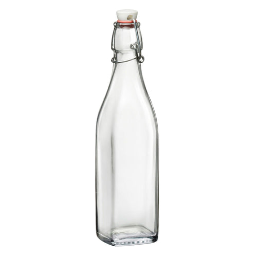 (6 pcs) Bormioli Rocco | Glass Swing Top Bottle - Swing Top - 1L