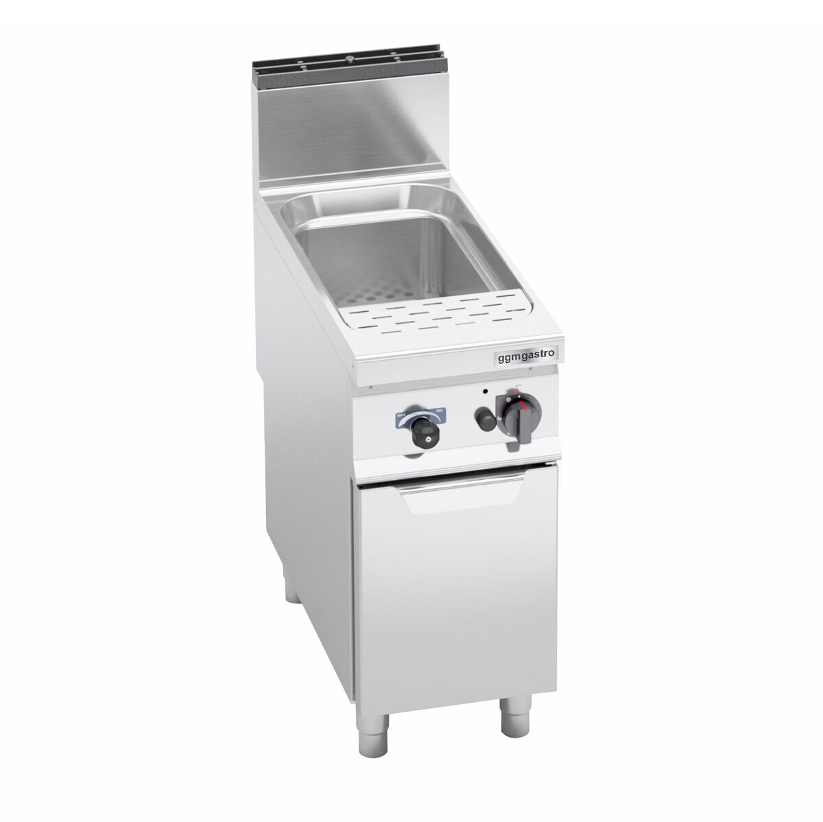 Kaasupastakeitin - 40 litraa - 12 kW - tyhjennyshanalla - Lorenzo 900