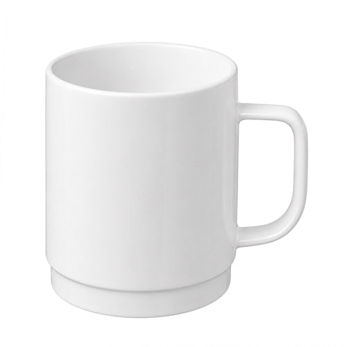 (50 pcs) Polycarbonate Mug - White - 250 ml - Break-Resistant