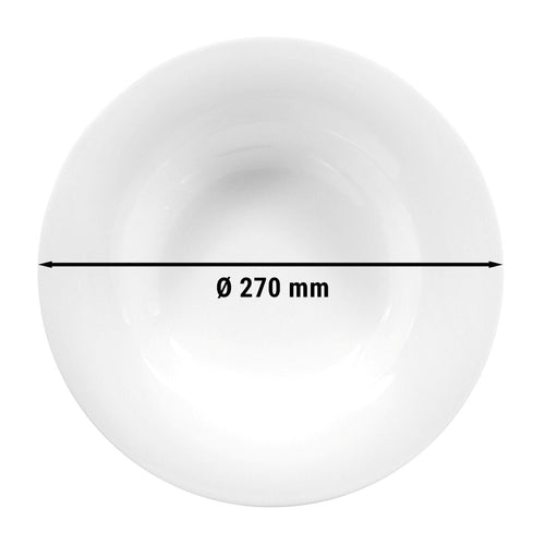 (2 kpl) SELTMANN WEIDEN | Gourmet lautanen pyöreä - Ø 270mm - Valkoinen/Uni