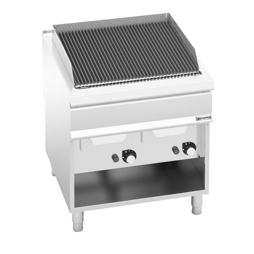 Commercial Gas Water Grill Paolo 900 Series - 24kW - Freestanding - with Leg Stand - 900mm Deep