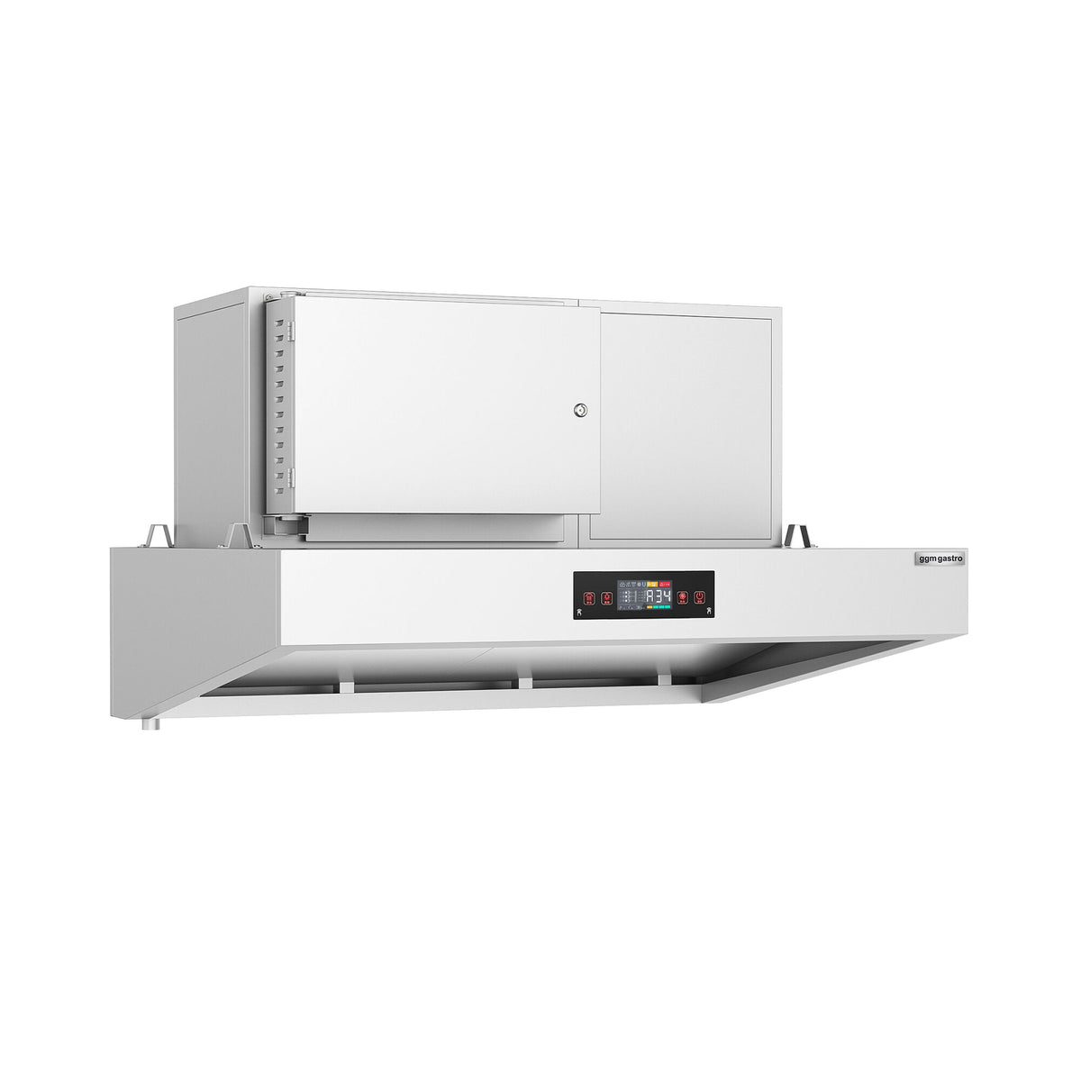 Commercial Plasma Extraction Canopy - 1600mm - Ducted/Recirculating - up to 80% Odour Reduction - Touch Control Panel - LED Lighting