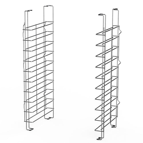 Backblechpidike - EN 600x400 mm; GN 1/1; 10 tasoa; 80 mm - ruostumaton teräs - yhteensopiva: BKDV1200-2SM & HV1200-1TL - sis. 2 pidikettä