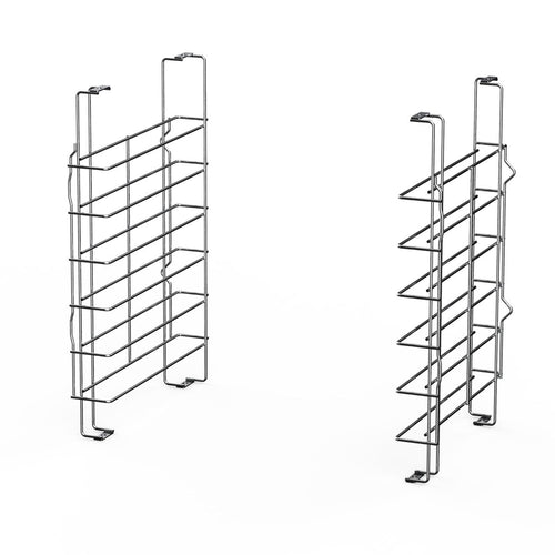 Hyllykkö uunipelleille - 6 tasoa; 80 mm väli; EN 60x40 cm & GN 1/1 - ruostumaton teräs - yhteensopiva: BKDV865-2SM & HV865-1TL - sis. 2 uunipellintelinettä