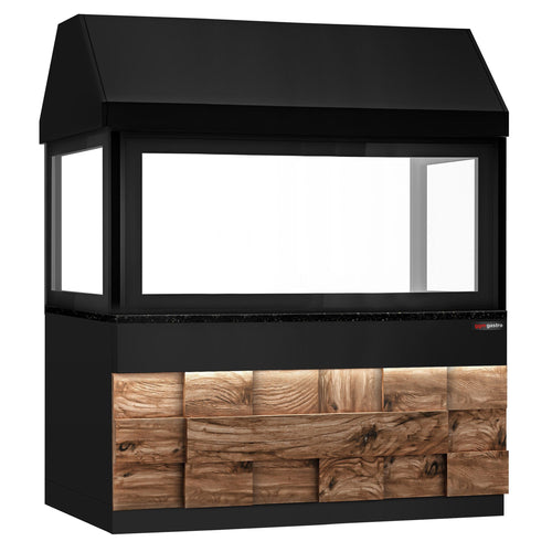 Neutral Element for Charcoal Grills TORONTO - 1900mm - Black Granite Worktop