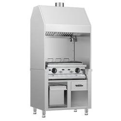 BBQ-grilli - 960 mm - 14 kW - Valurautaritilä
