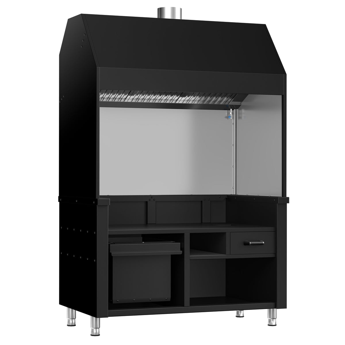 Neutral Element for Charcoal/Gas Grill BERLIN - 1360mm - Black