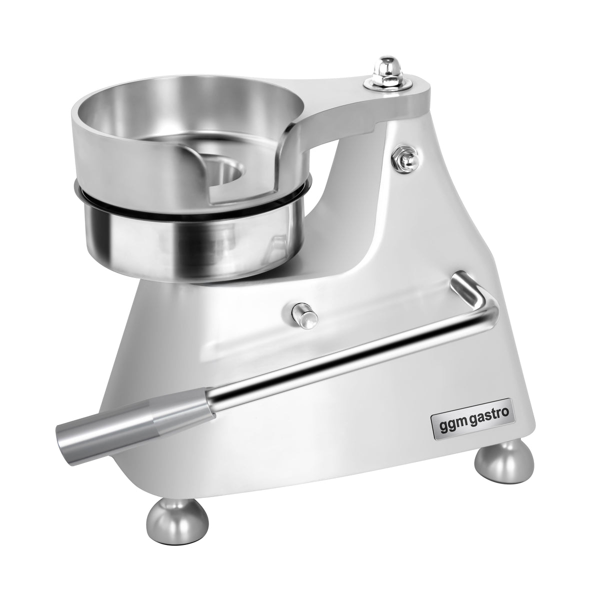 Commercial Burger Press - Manual - Adjustable - 3-Size - Smooth - Ø100/130/150mm - WITHOUT Patty mould