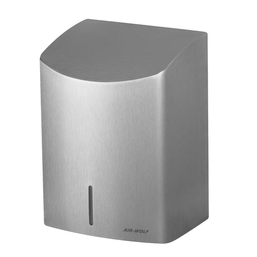 AIR-WOLF | Commercial Hands-In Automatic Hand Dryer – Stainless Steel-10–15 s dry time-HEPA+Carbon filters-replaceable-Drip tray