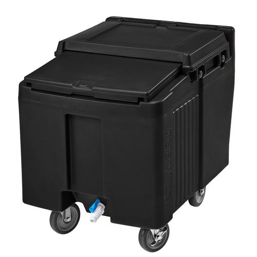 Cambro | Eristetty jäänsäilytysvaunu - 57 kg - Musta