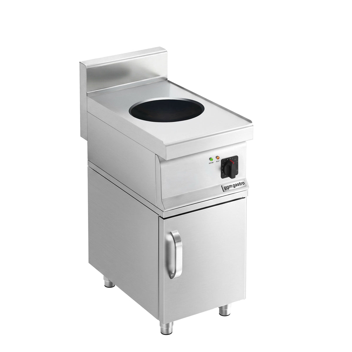 Induktio-wok - 3,5 kW - sis. alusrakenteen, jossa on 1 luukku.