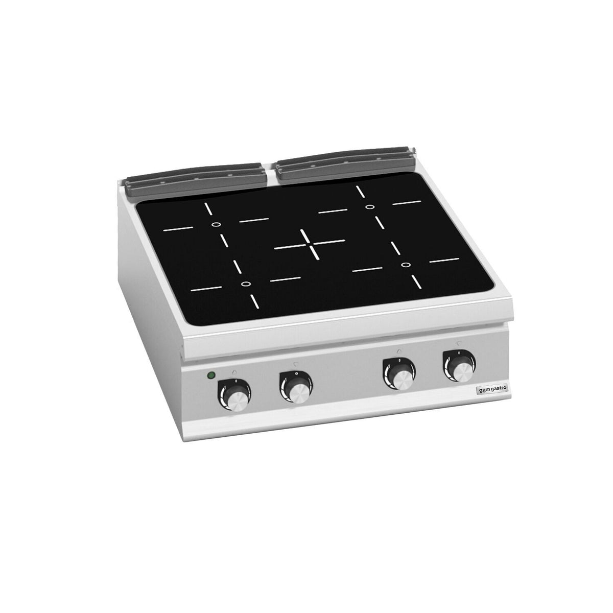 Sähköliesi Paolo 900 ‑sarja - 800x900x340 mm - 16 kW - 4 keittolevyä - pöytämalli