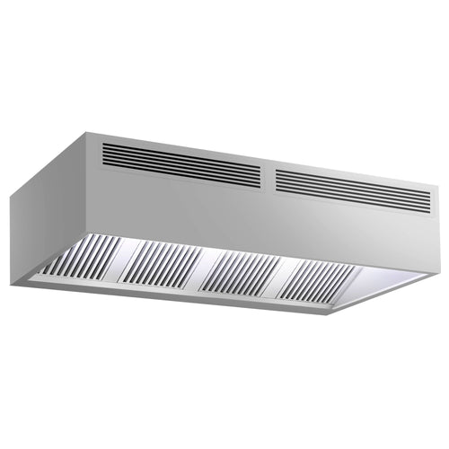 Induktio-seinähuuva (laatikkomalli) - 2 400 mm - ilman moottoria - suodattimella