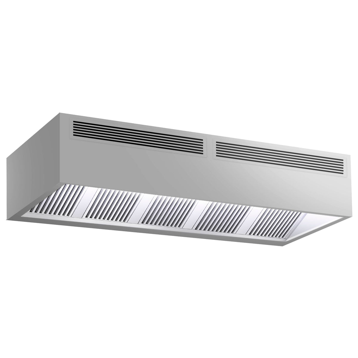 Induktio-seinähuuva (laatikkomalli) - 2 800 mm - ilman moottoria - suodattimella