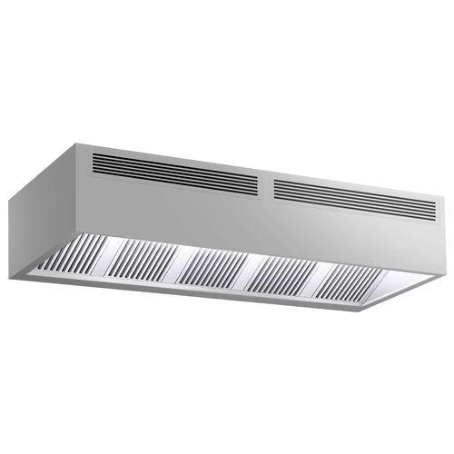 Induktio-seinähuuva (laatikkomalli) - 2 800 mm - ilman moottoria - suodattimella