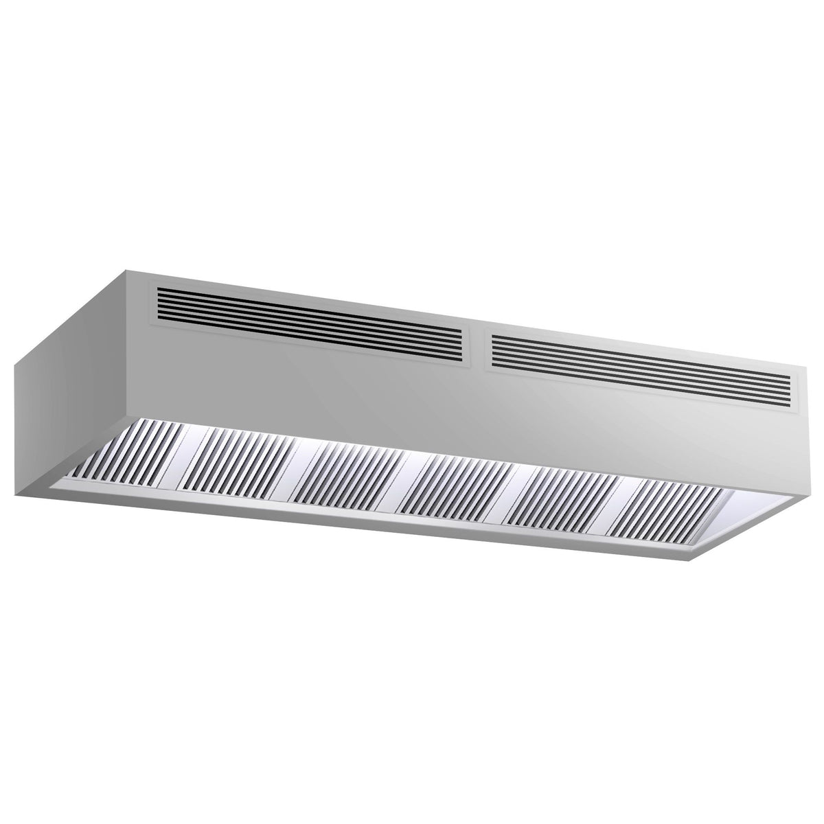 Induktio-seinähuuva (laatikkomalli) - 3 200 mm - ilman moottoria - suodattimella