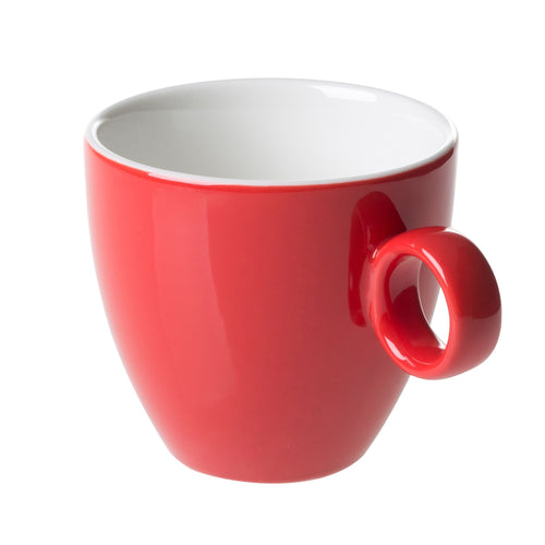 (6 kpl) BART COLOUR CAFE - Kahvikuppi - 170 ml - Punainen