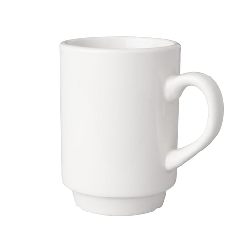 (12 kpl) Budgetline Mammoet - Kahvikuppi - 190 ml - Valkoinen