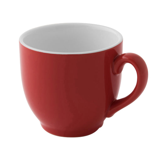 (6 kpl) Colors - Kahvikuppi - 140 ml - Punainen