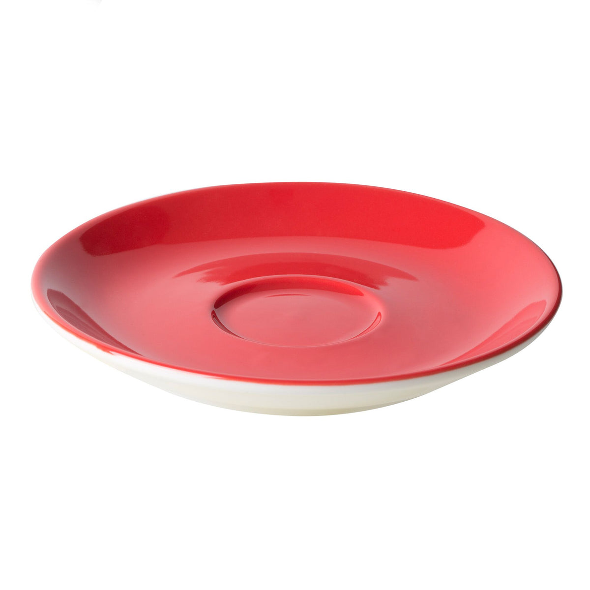 (6 pcs) BART COLOUR CAFE - Coffee saucers - Ø135mm - Red