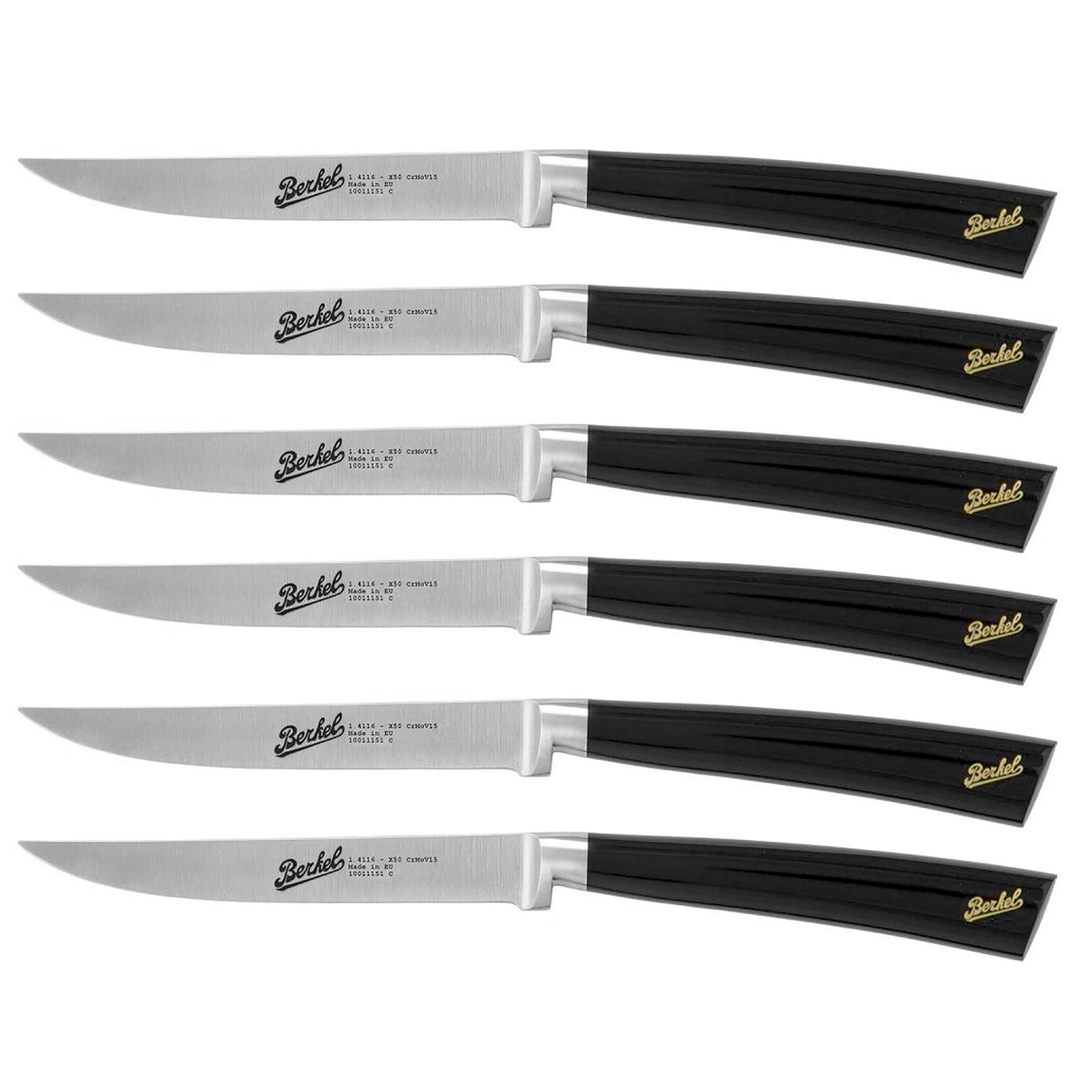 BERKEL | ELEGANCE - Pihvipihvit - 6-osainen - Terä: 110mm