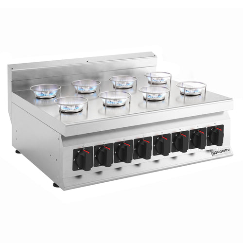 Künefe-kaasukeittotaso - 22 kW - 8 poltinta