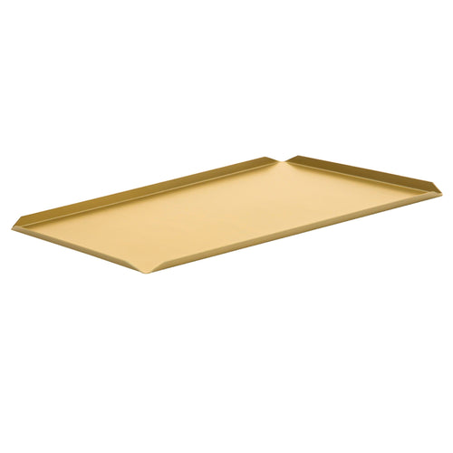 (5 pcs) Serving Platter - Aluminium - 700x100x10mm - Champagne