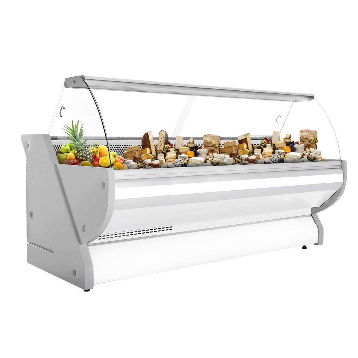 Serve Over Counter - 2965x1150mm - white - granite worktop - with lighting - capacity 570 litres