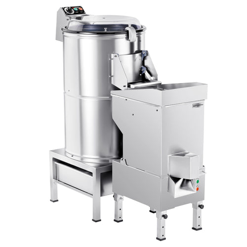 Perunankuorimakone - ajastimella - suodattimella - 600 kg/h - 1 500 W - 400 V - sisältää perunaleikkurin - ranskalaiset perunat