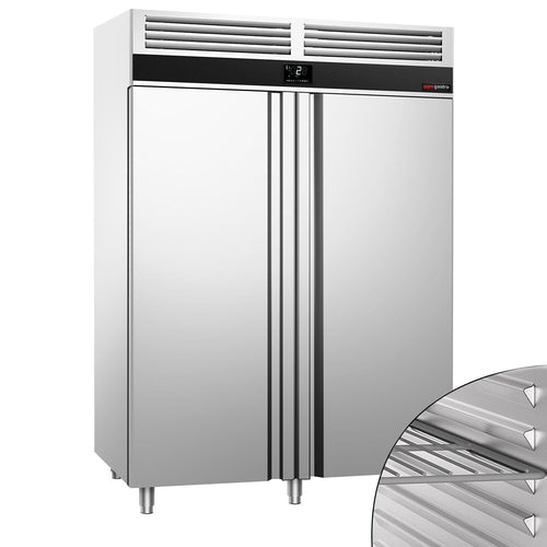 Commercial  Upright Fridge PREMIUM - GN 1/1 - 1400L - with 2 doors
