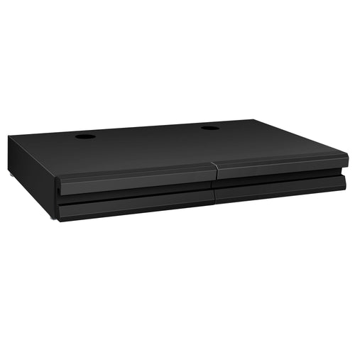 Coffee Knock Drawer - Double - 820x510x115mm - with Knock Bar - Matte Black