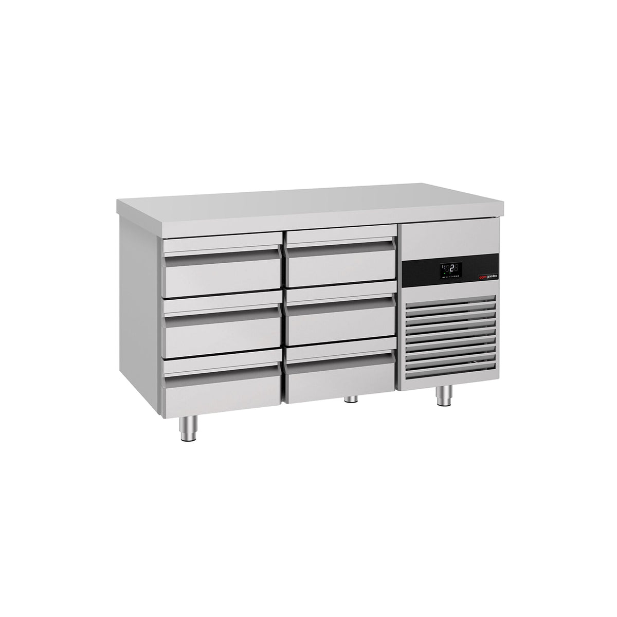Kylmäpöytä PREMIUM - 1400x700 mm - 281 l - 6 laatikkoa
