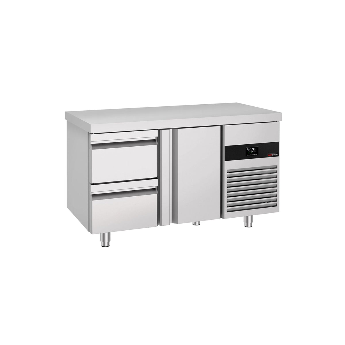 Kylmäpöytä PREMIUM - 1400x700 mm - 281 l - 1 ovea - 2 laatikkoa