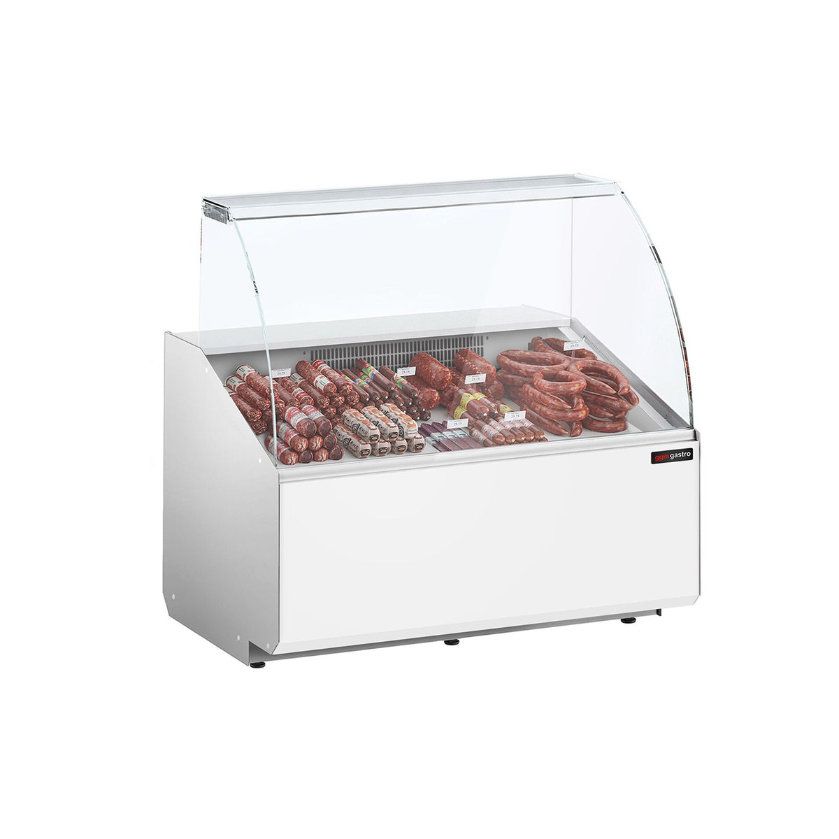 Kylmätiski - 944x979 mm - 200 l - Etupaneeli valkoinen - 1 ovea - etulasi Suora