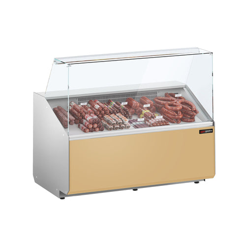 Kylmätiski - 1256x979 mm - 262 l - Väri beige - Etupaneeli beige - etulasi Suora