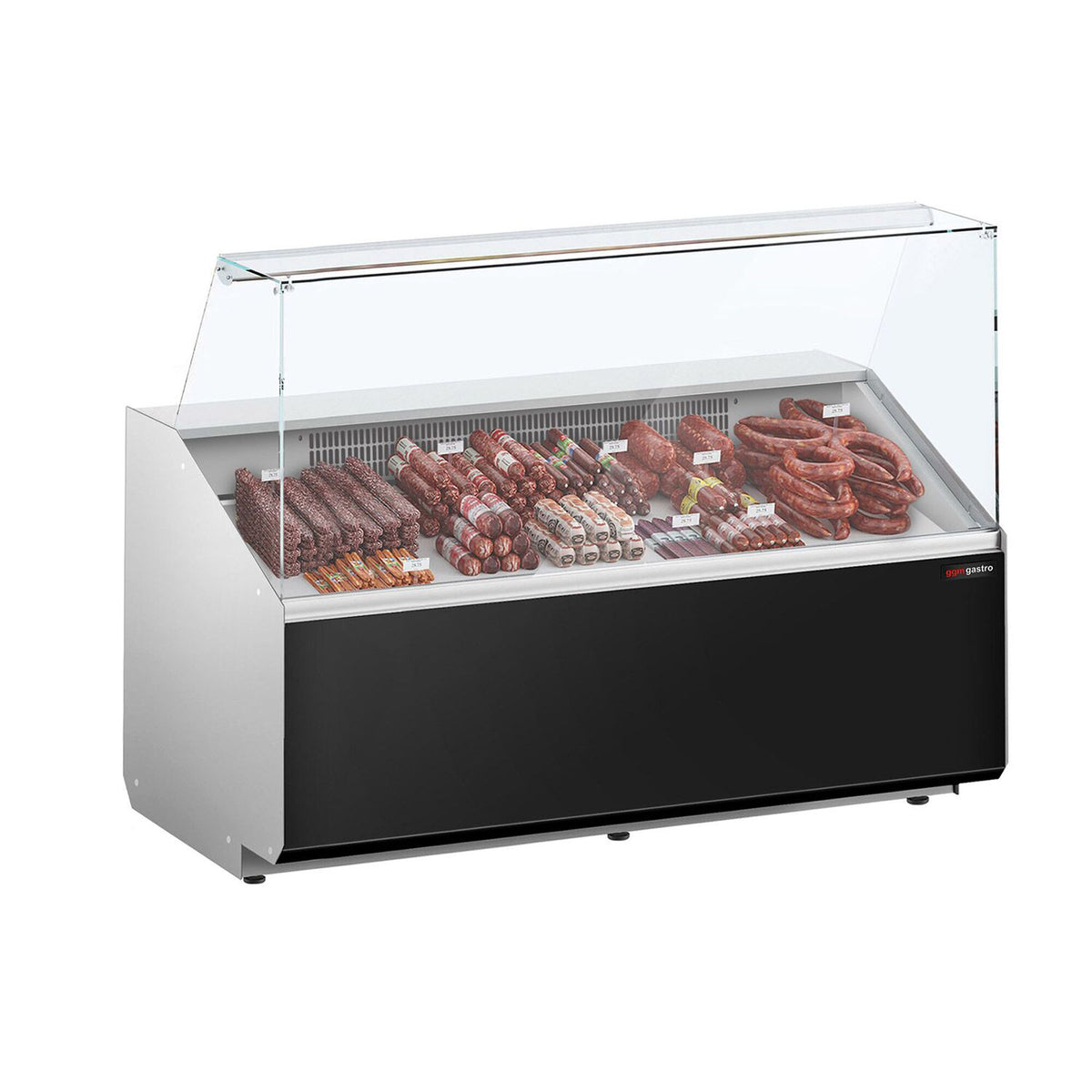 Serve Over Counter - 1568mm - black front - capacity 324 litres