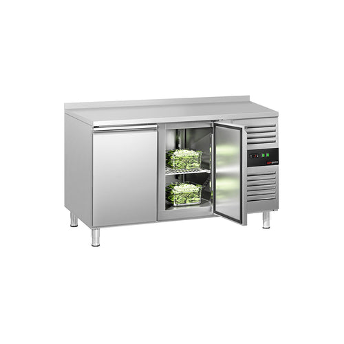 Kylmäpöytä ECO - 1360x700 mm - 282 l - 2 ovea - Takakoroke