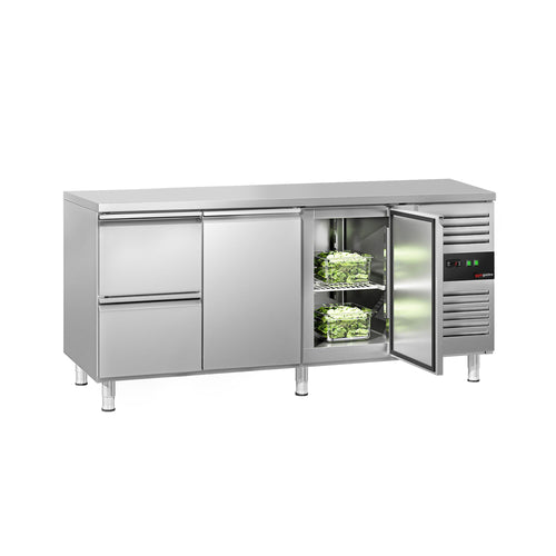 Kylmäpöytä ECO - 1795x700 mm - 417 l - 3 ovea