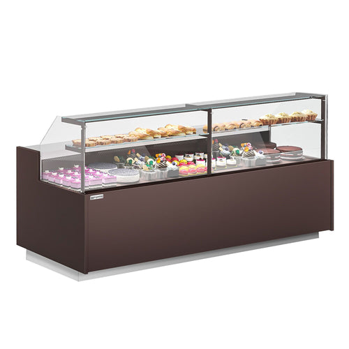 Kylmätiski RIGA - 2620x990 mm - 275 l - 4 ovea - 2 hyllyä