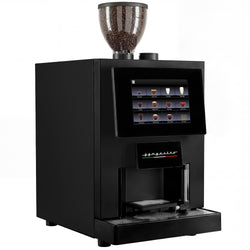 Commercial Bean to Cup Coffee Machine - 30 Drink Options - 10" Touchscreen - 1 Bean Hopper & 2 Instant Canisters - incl. Fresh Milk System