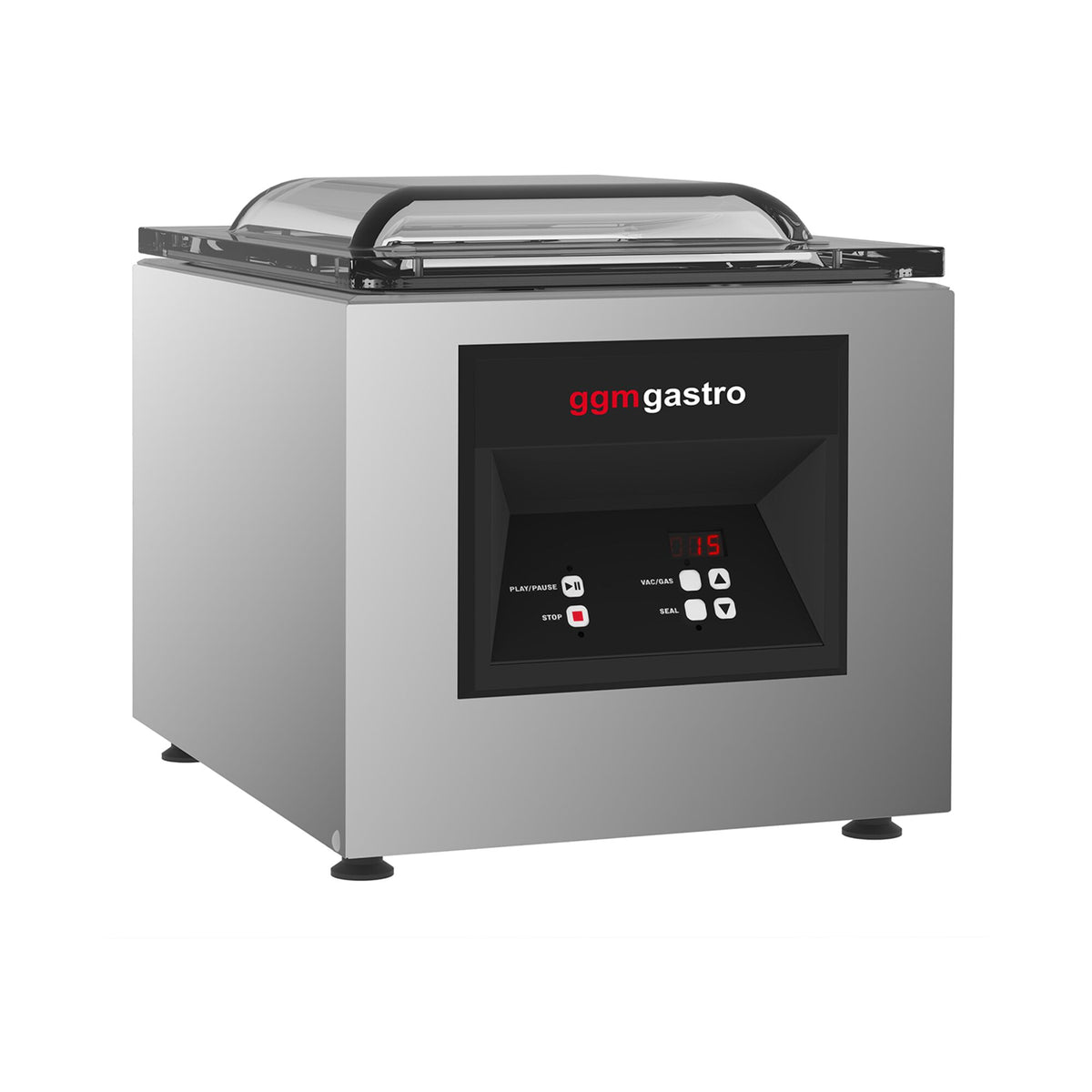 Kammiovakuumikone - 10 m³/h - 600 W - 31 cm - Digitaalinen - Pöytämalli - kaasunhuuhtelu