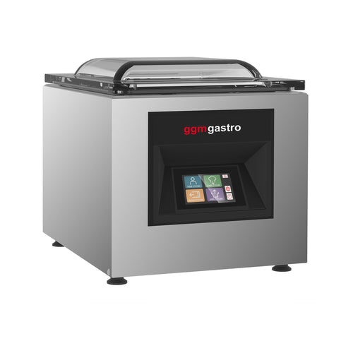 Kammiovakuumikone - 10 m³/h - 600 W - 31 cm - Kosketus - Pöytämalli - kaasunhuuhtelu