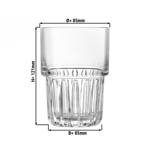 (12 pcs) Hi Ball Glass - EVEREST - 414 ml - Clear