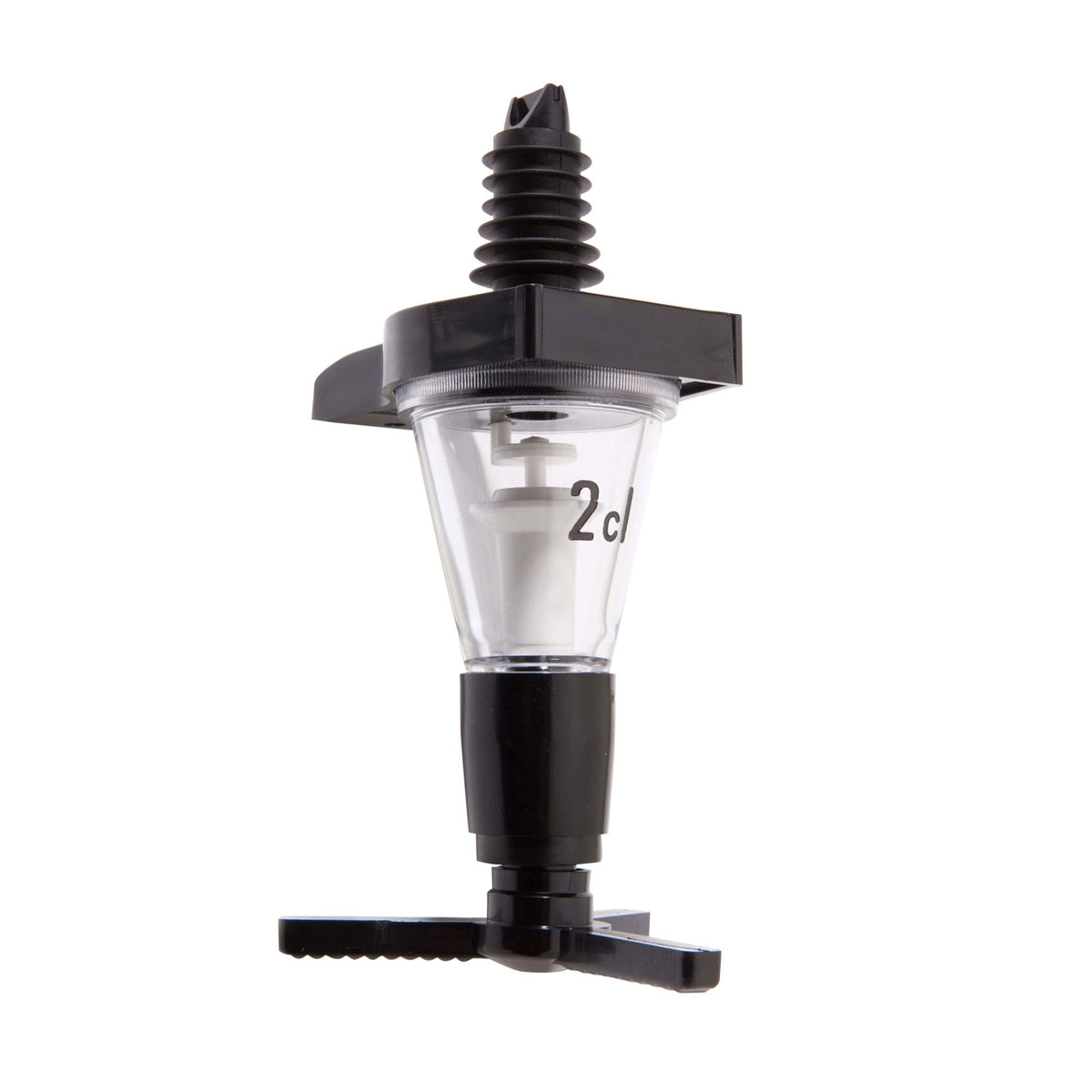 Bar Professional | Measured Spirit Pourer 20ml - 20ml - Plastic - Black - CE‑stamped