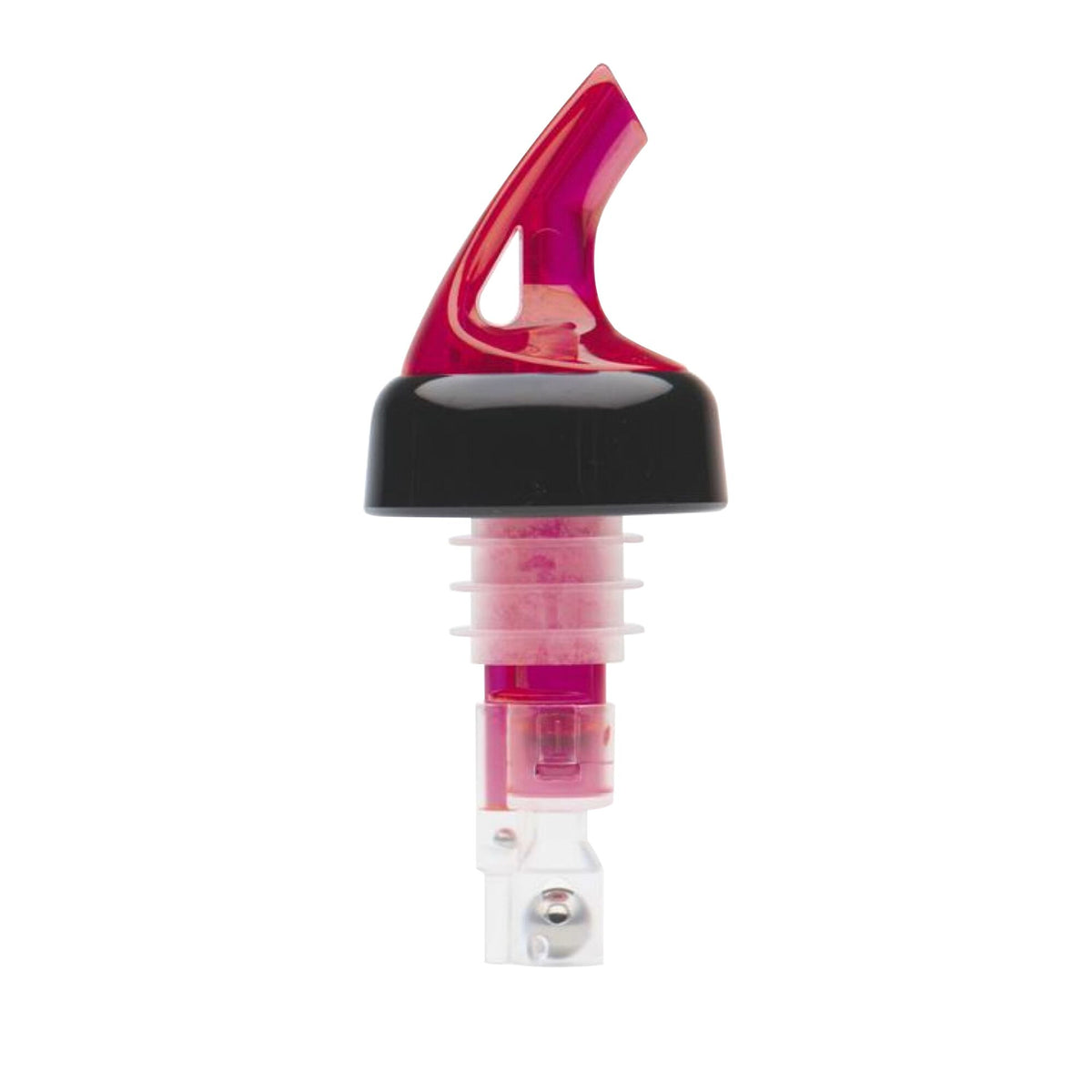 (2 pcs) Bar Professional - Measured Spirit Pourer 35ml - 35ml - Plastic - Red - CE-stamped