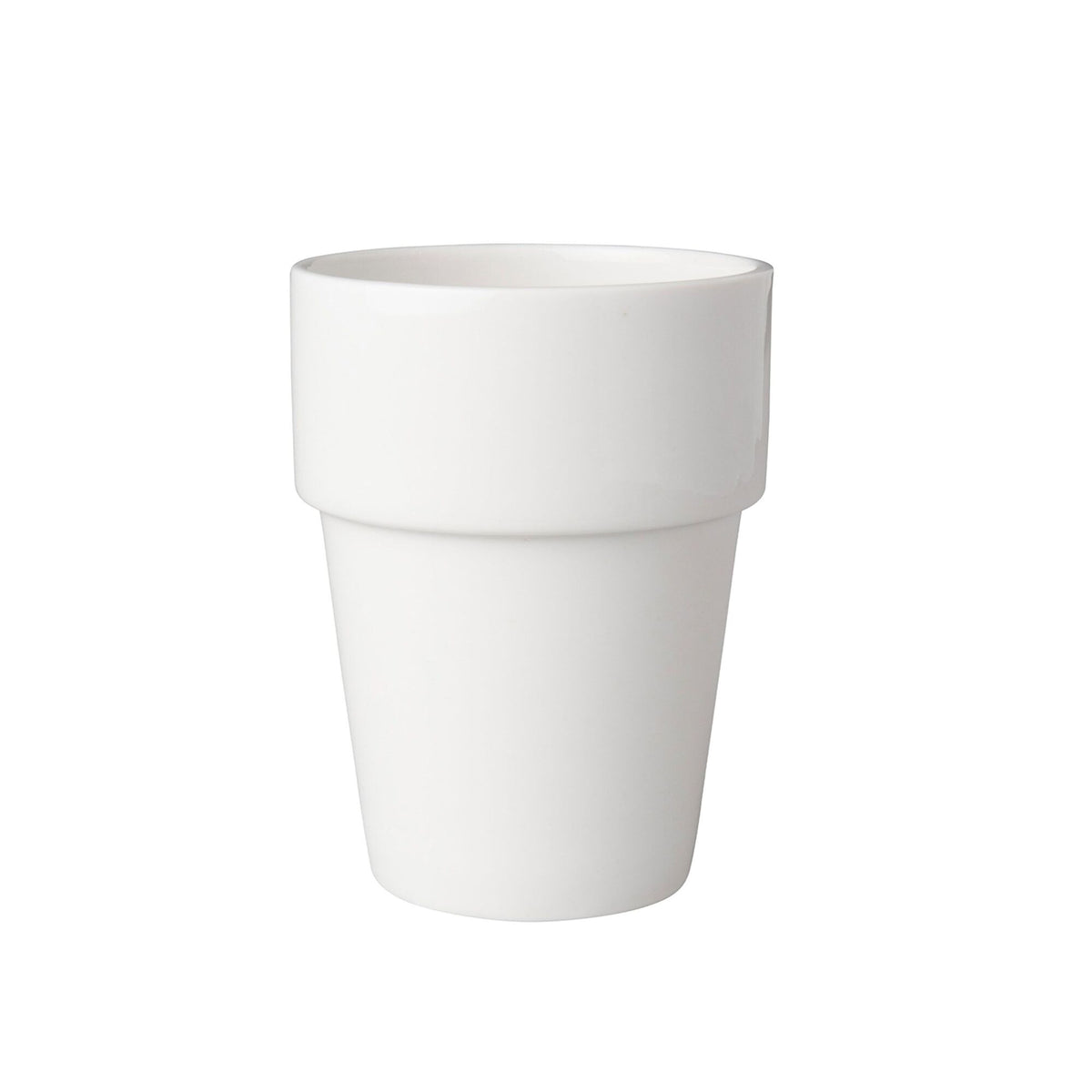 (12 kpl) Budgetline Mammoet - Muki - 190 ml - Valkoinen - jossa pinottava muoto