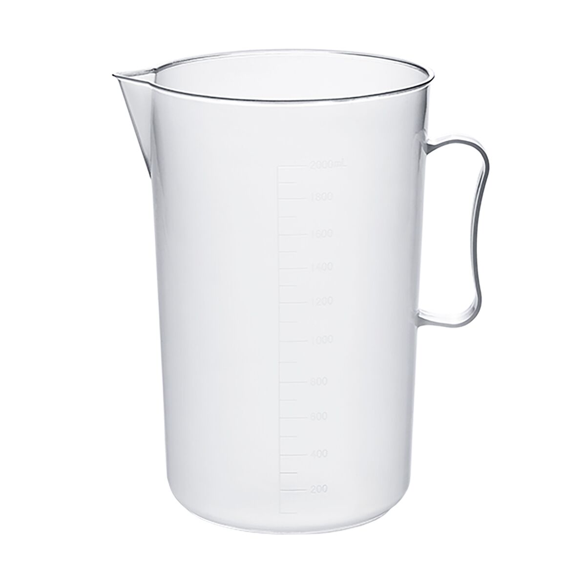 Mittakannu - polypropeeni (PP) - 2,0 l - asteikko 100 ml välein