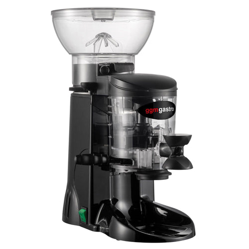 Espressomylly - 1 kg - Melutaso 77 dB - Annostelijalla - Musta