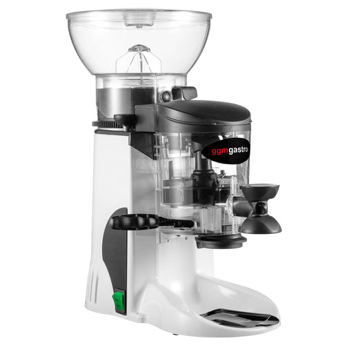 Espressomylly - 1 kg - Melutaso 77 dB - Annostelijalla - Valkoinen